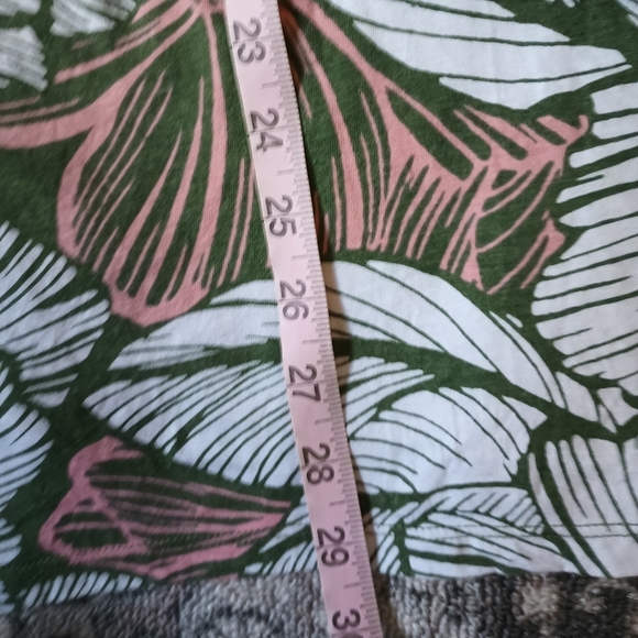 Talbots 2X Tunic Top Tropical Floral Embroidered Pima Cotton Modal Resortwear - Picture 12 of 12